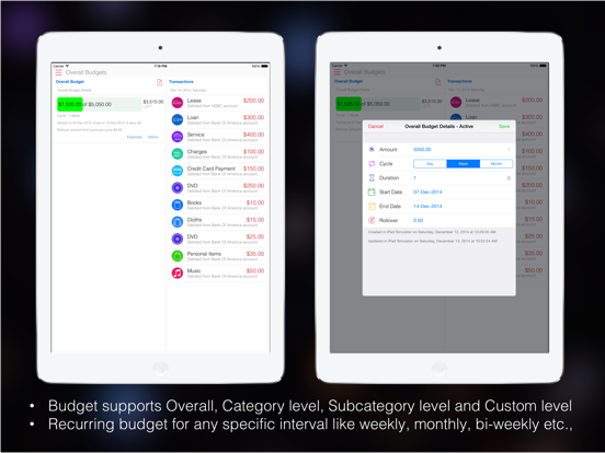 Screenshot #6 pour Expense Tracker Home budget