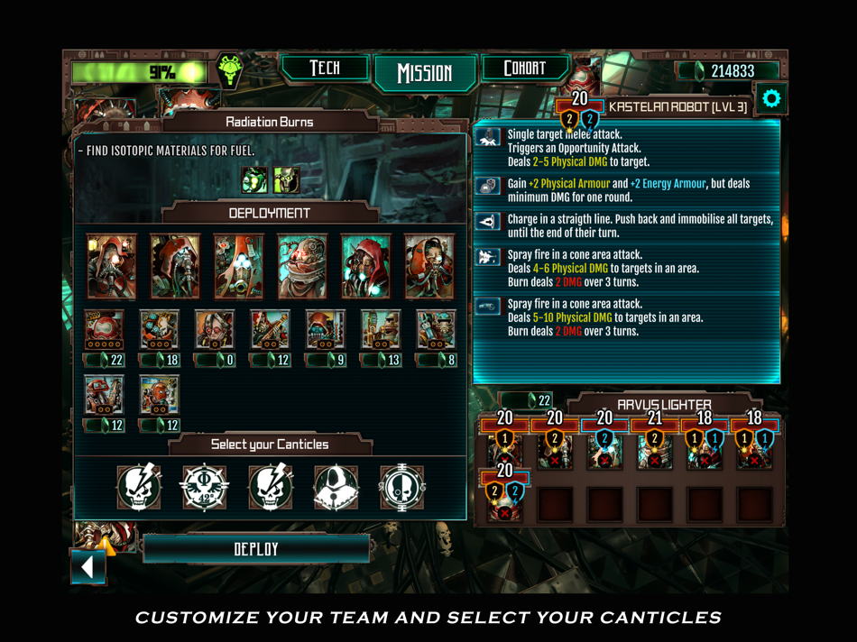 #5. Warhammer 40,000: Mechanicus (iOS) Oleh: Kalypso Media Group GmbH