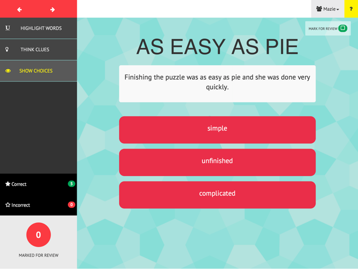 Clue Catcher Idioms and Express