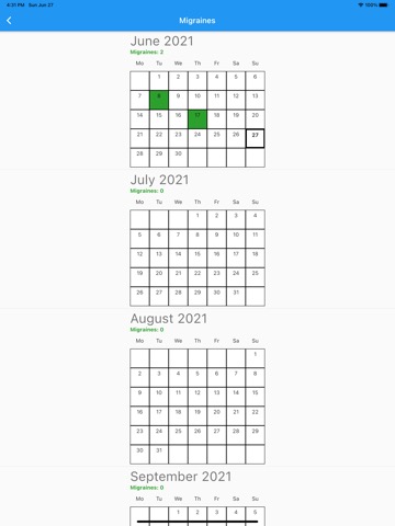 Simple Calendar Trackerのおすすめ画像2