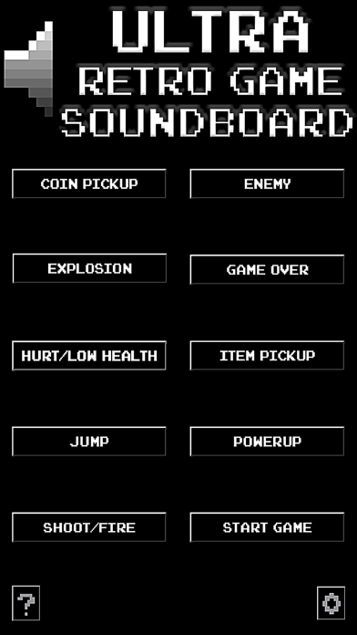 Screenshot #1 pour Ultra Retro Game Soundboard