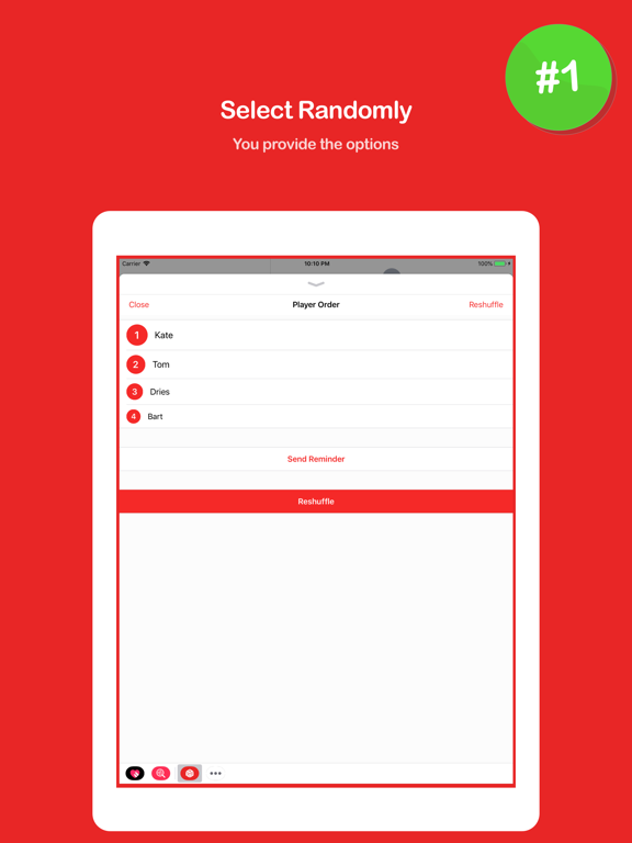 Screenshot #1 for Random Select / Order / Group