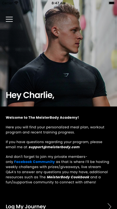 MeisterBody Screenshot