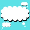 Cloud talk stickers icon