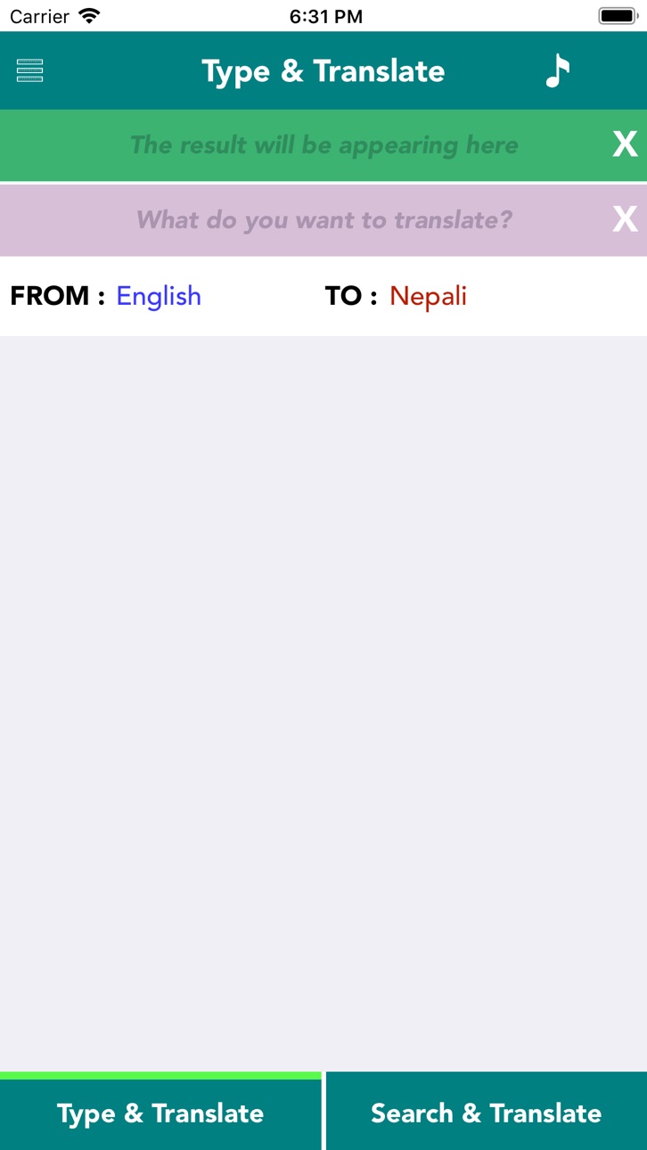iPhone screenshot