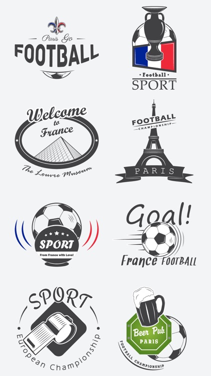 France Football Fans Stickers