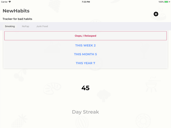 Screenshot #5 pour NewHabits - Tracker For Habits