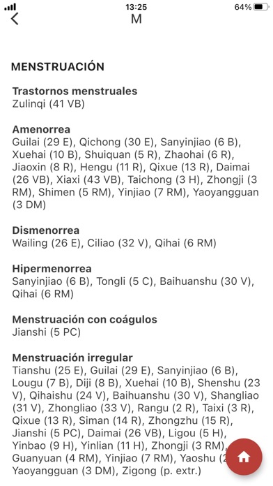 Guía de Acupuntura Screenshot