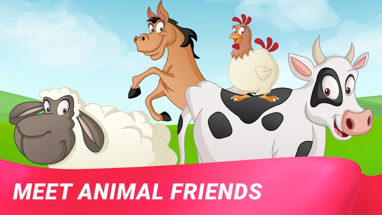 Farm Animals: Toddler Games 3+
