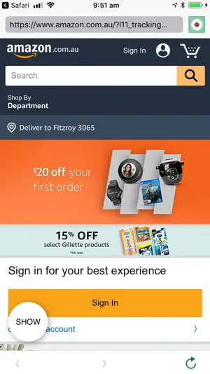 Loop11 User Testing screenshot 2