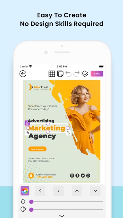 Flyer Creator Poster Maker Art screenshot-7