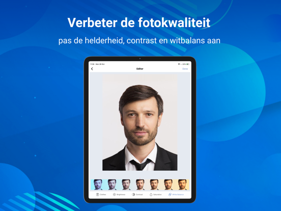 Pasfoto voor paspoort en visa iPad app afbeelding 6