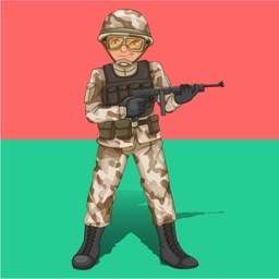 Brave Soldier Stickers