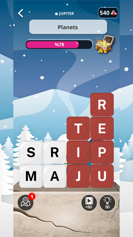 #1. WordMap - Word Search Game (iOS) Podle: ANLOFT YAZILIM LIMITED SIRKETI