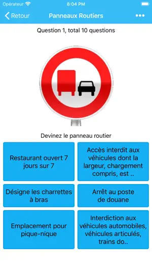 Signalisation Routière – Quiz screenshot 1