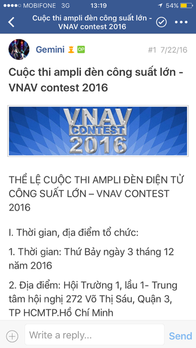 VNAV Community Forum screenshot 3