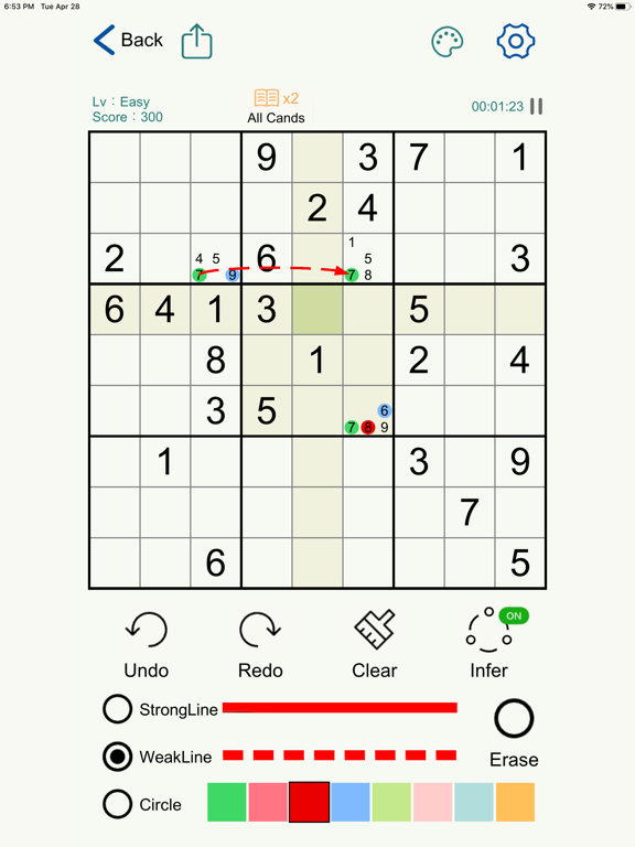 Sudoku - Logic Number Puzzles iPad screenshot 4 - Entertainment app