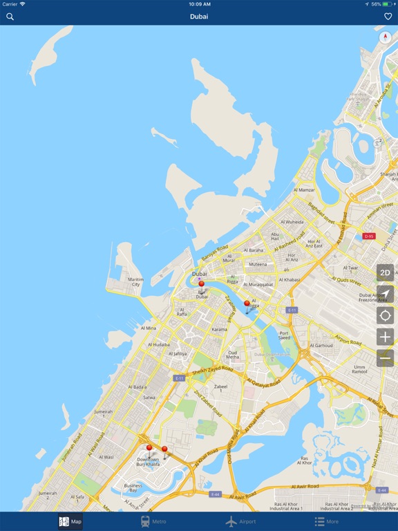 ドバイオフライン地図 - シティメトロエアポートのおすすめ画像2