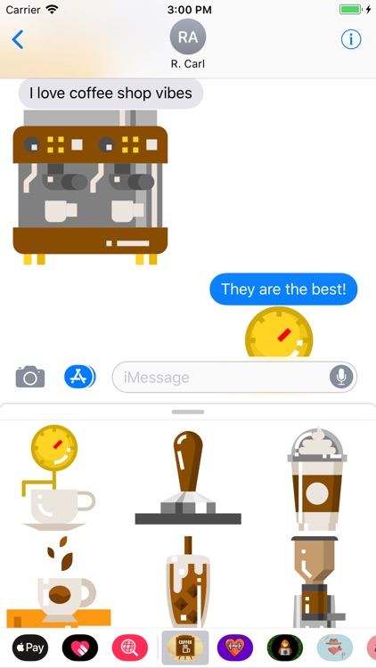 Coffee Shop Vibes Stickers