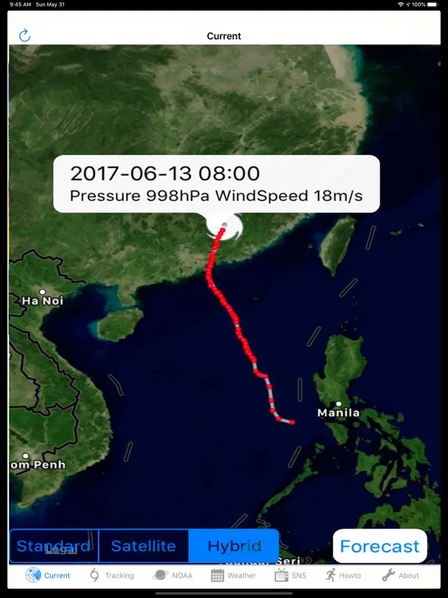 Hurricane Track & Outlook4+_4