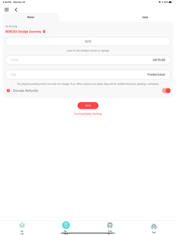 Screenshot #4 pour HotSpot Parking Transit Taxis