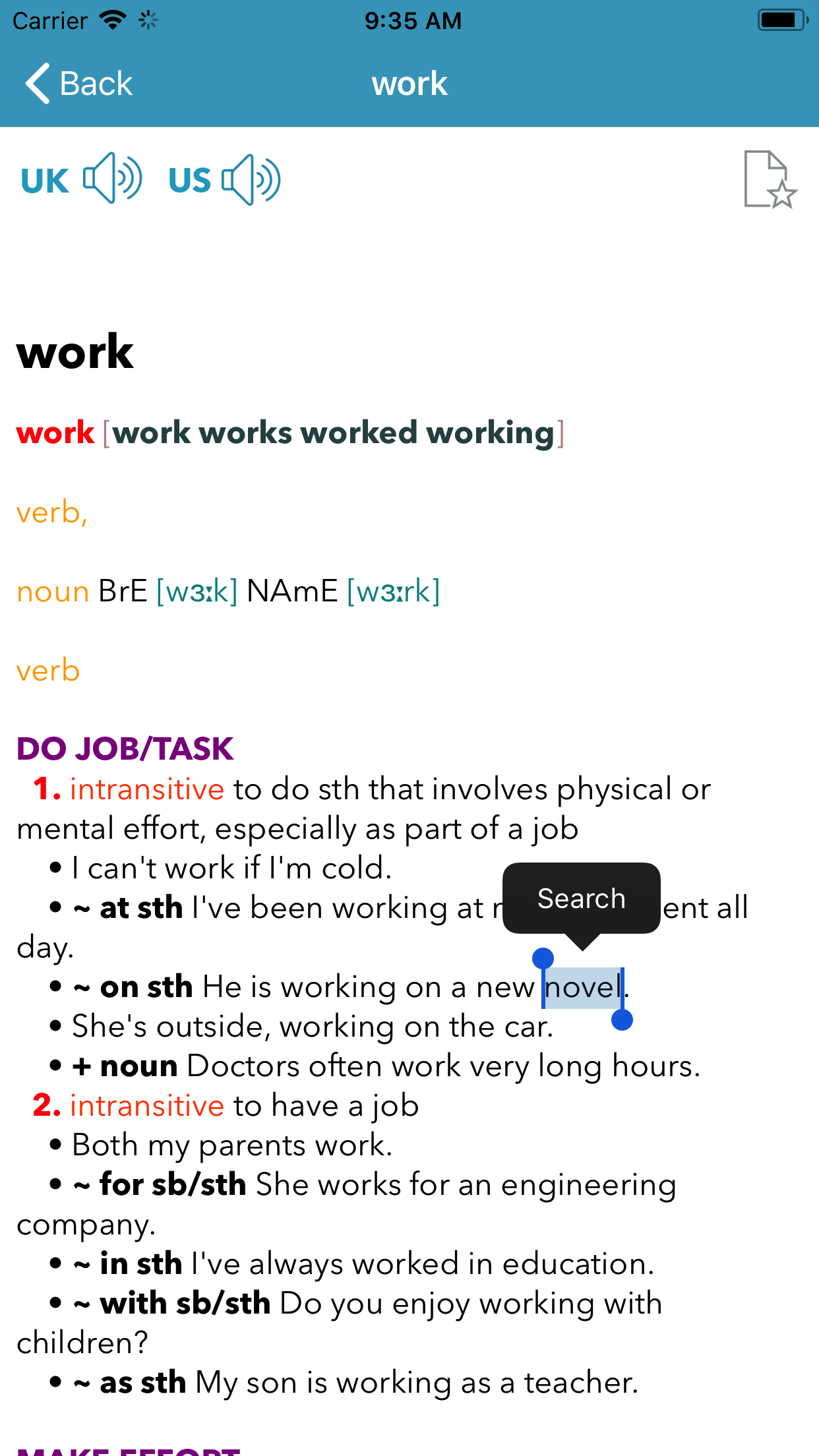 OXDICT - Learner's Dictionary screenshot 4