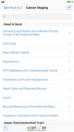 TNM Cancer Staging Calculator iPhone image 3