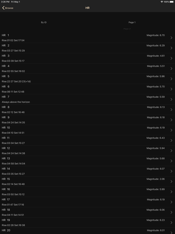 Astronomy Observer iPad screenshot 9 - Reference app
