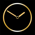 Gold Luxury Clock App Contact