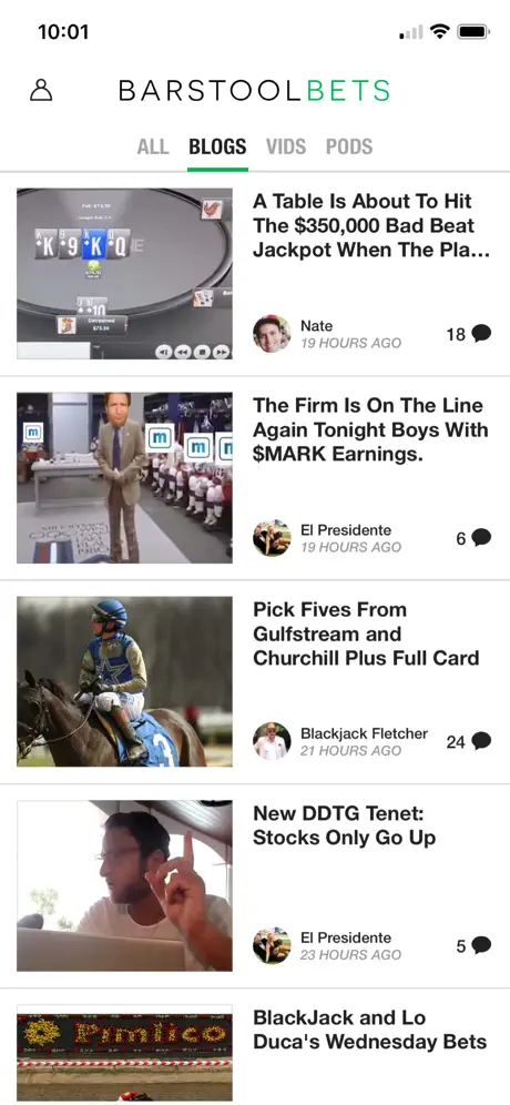 Barstool Bets