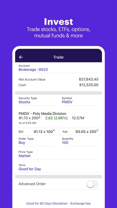 How to cancel & delete E*TRADE: Invest. Trade. Save. from iphone & ipad 3