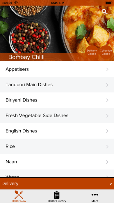 How to cancel & delete Bombay Chilli from iphone & ipad 2