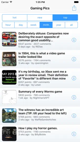Скриншот Gaming Pics на iPhone 2