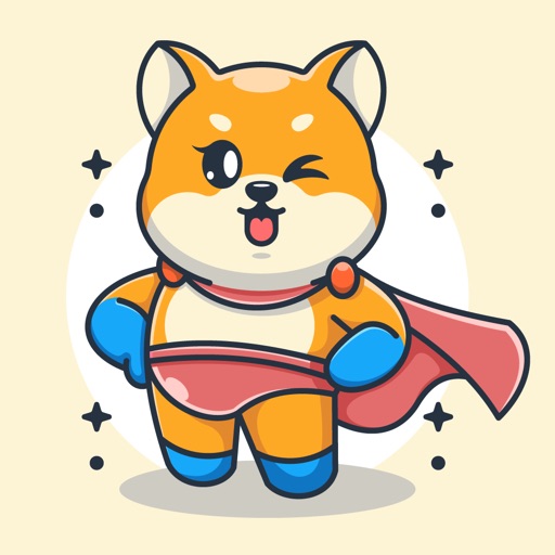 Shiba Inu Cute Stickers icon