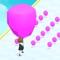 Run through obstacles and make cotton candy as bigger as you can