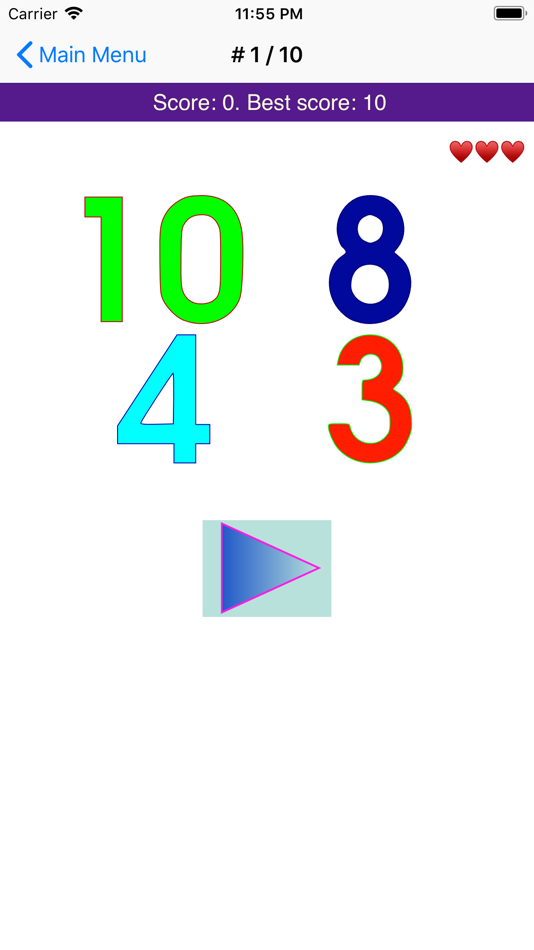 #2. Numbers, Shapes and Colors (iOS) By: Azamat Orazbayev