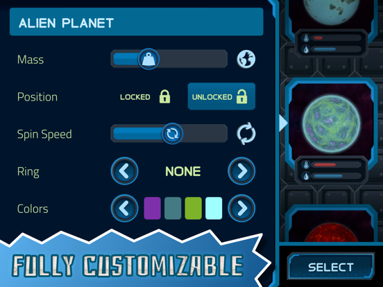 Pocket Galaxy: Gravity Sandbox iPad screenshot 4 - Games app