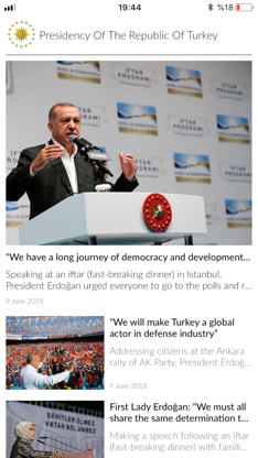 Presidency of Rep. of Turkey screenshot 1