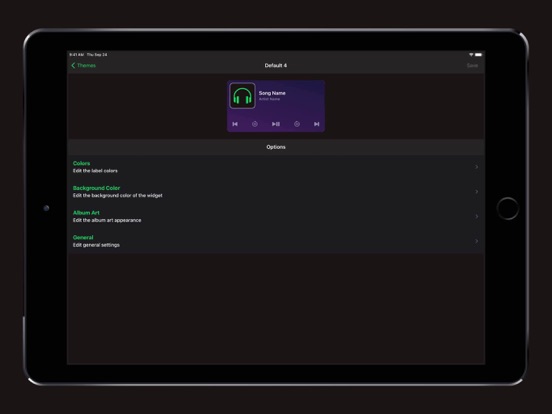 MusicView iPad app afbeelding 2