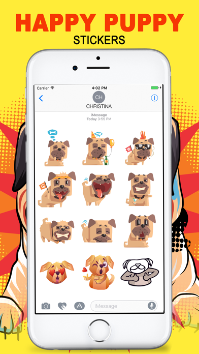 Happy Puppy Emojis screenshot 2