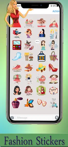 Game screenshot Girl Fashion Stickers apk