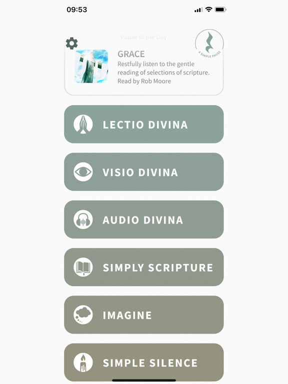 A Simple Pause iPad screenshot 1 - Lifestyle app