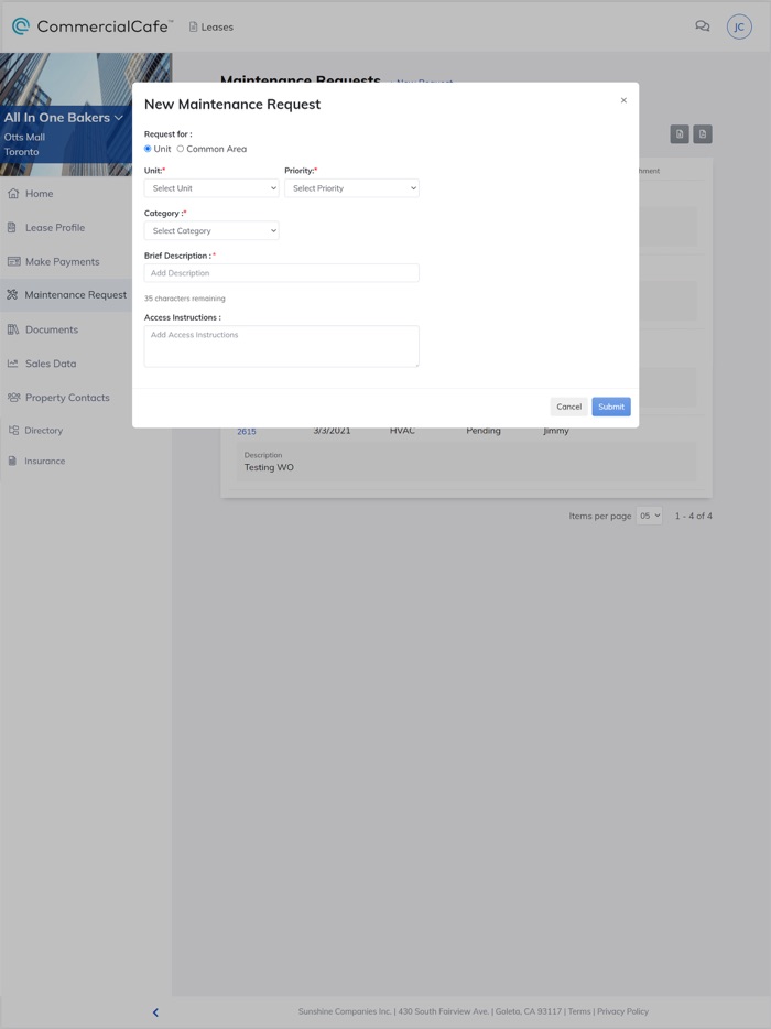CommercialCafe Tenant