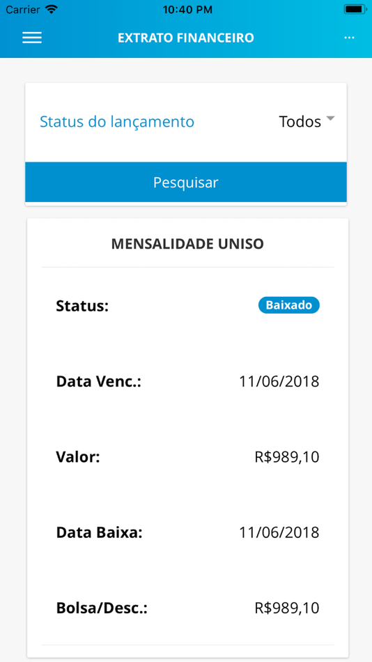 #7. Uniso (iOS) 由: Rodrigo de Moraes Moreno