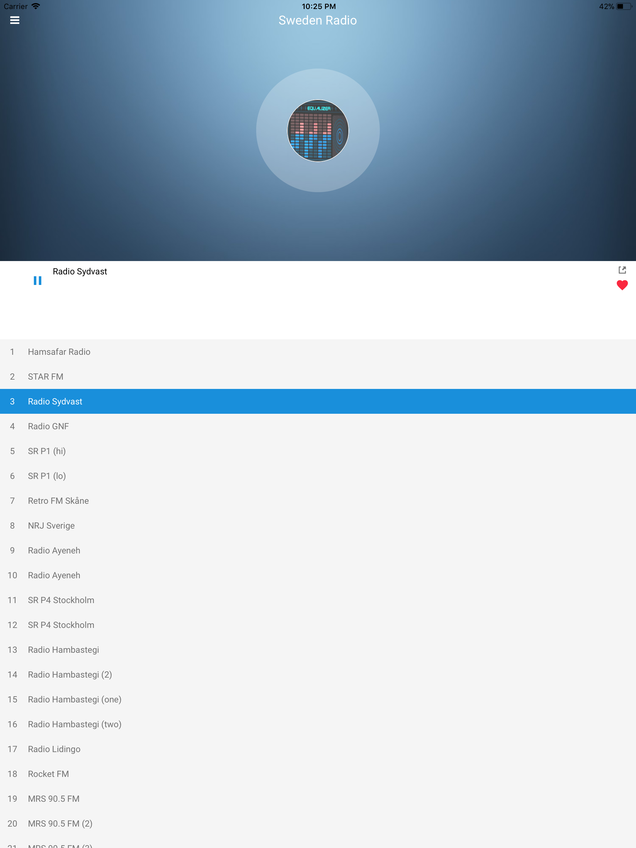 Sweden Radio Station: Swedish screenshot 9