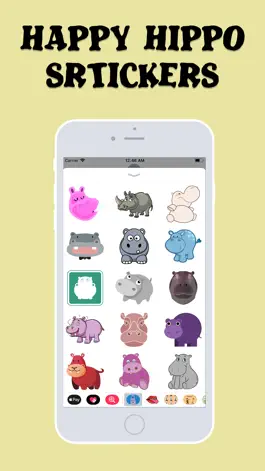 Game screenshot Happy Hippo Stickers hack