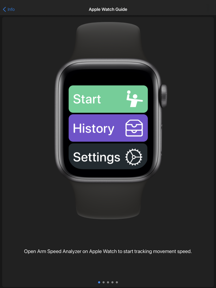 Arm Speed Analyzer for Watch
