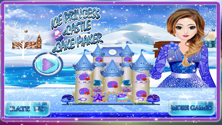 Ice Princess Castle Cake Maker