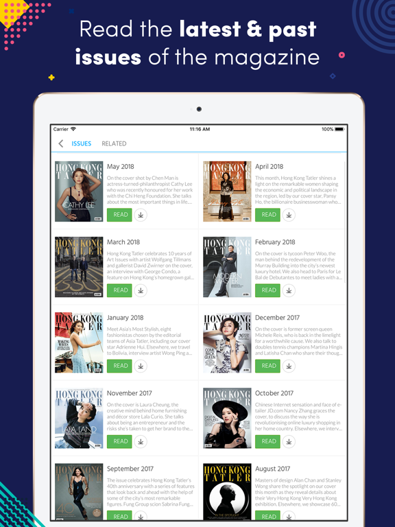 Screenshot #1 for Hong Kong Tatler