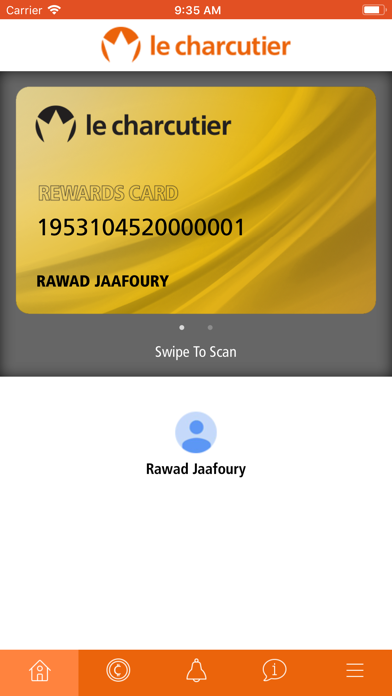 Le Charcutier Rewards iPhone screenshot 3 - Food & Drink app